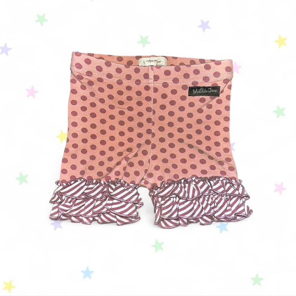 polka dot mathilda jane ruffle shorts
